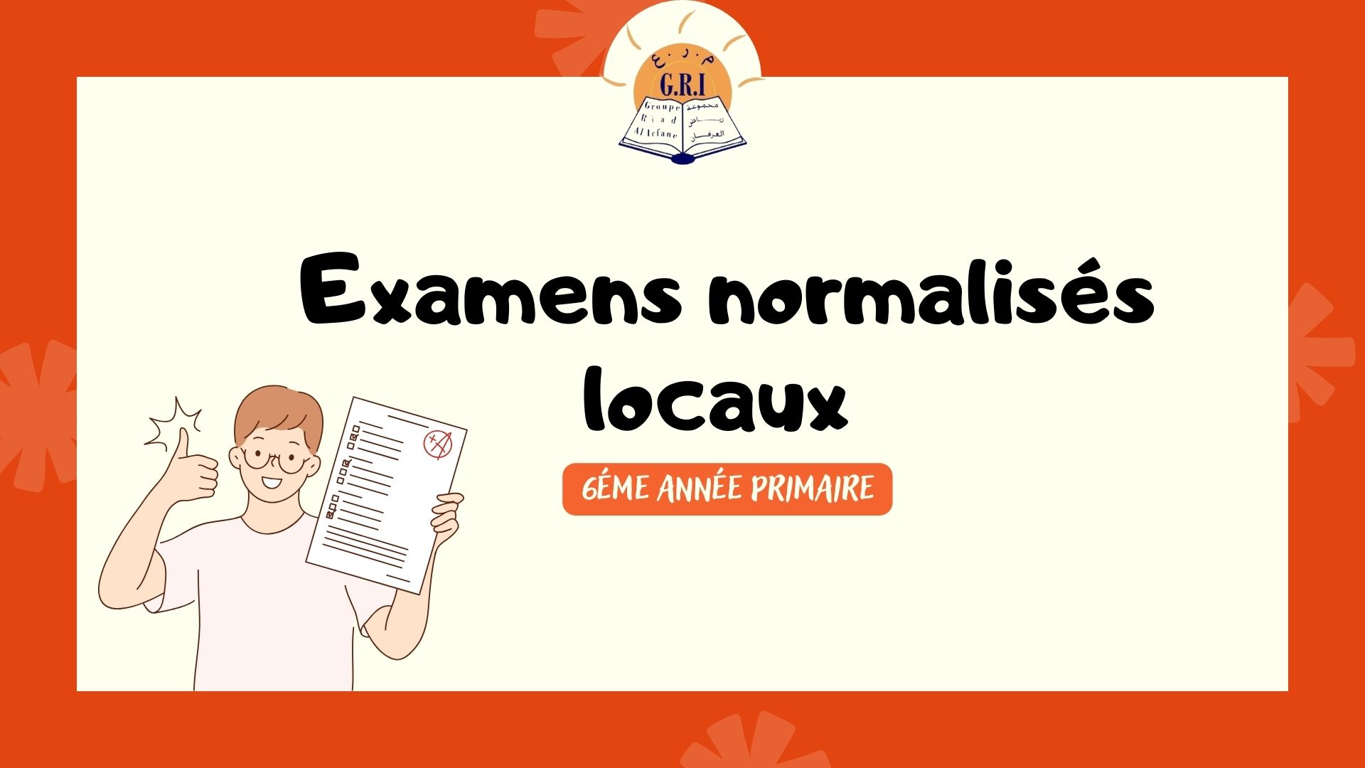 Examens normalisés locaux de 6ème année primaire Ex-6