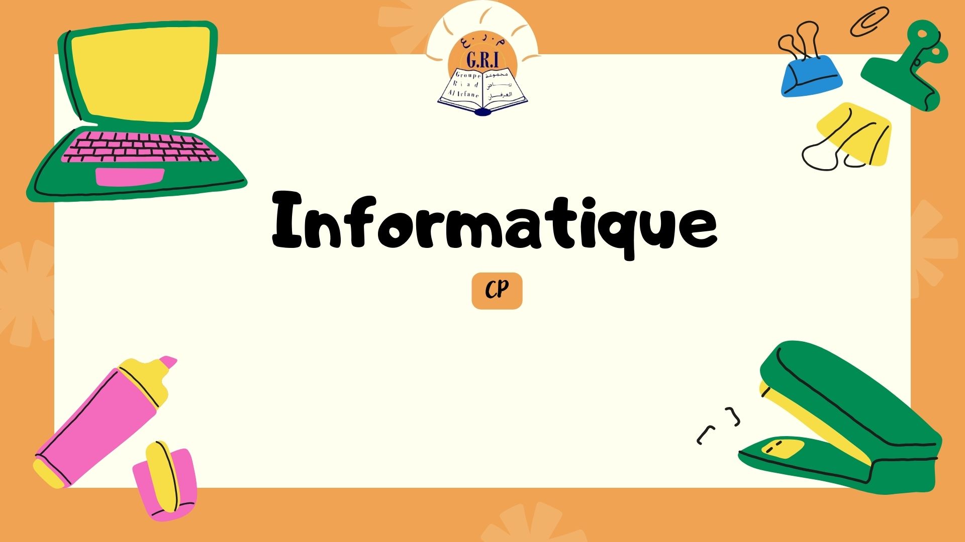 Informatique CP Inf